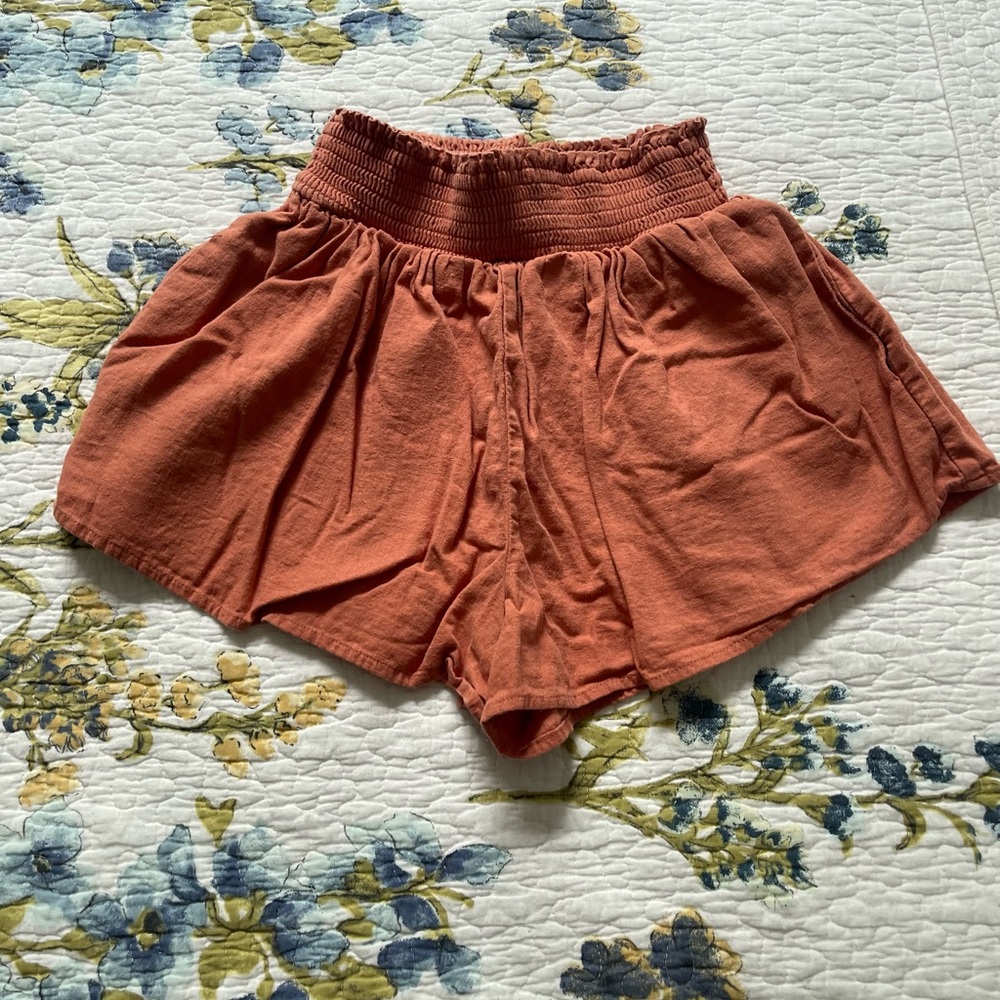 Forever 21 Coral High Waist Shorts